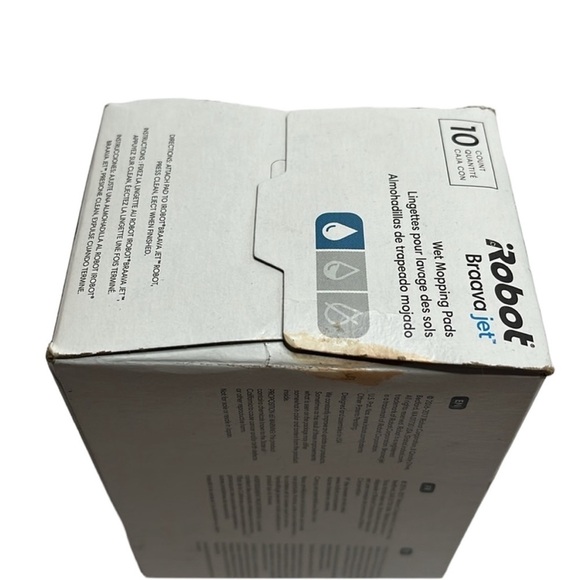 iRobot Braava Jet Wet Mopping Replacement Pads 10 Count Sealed - Picture 3 of 5